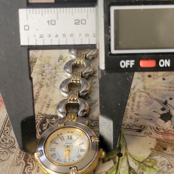Vintage Anne Klein II Two-Tone Roman Numeral Ladies Watch Japan Quartz - Picture 8 of 10